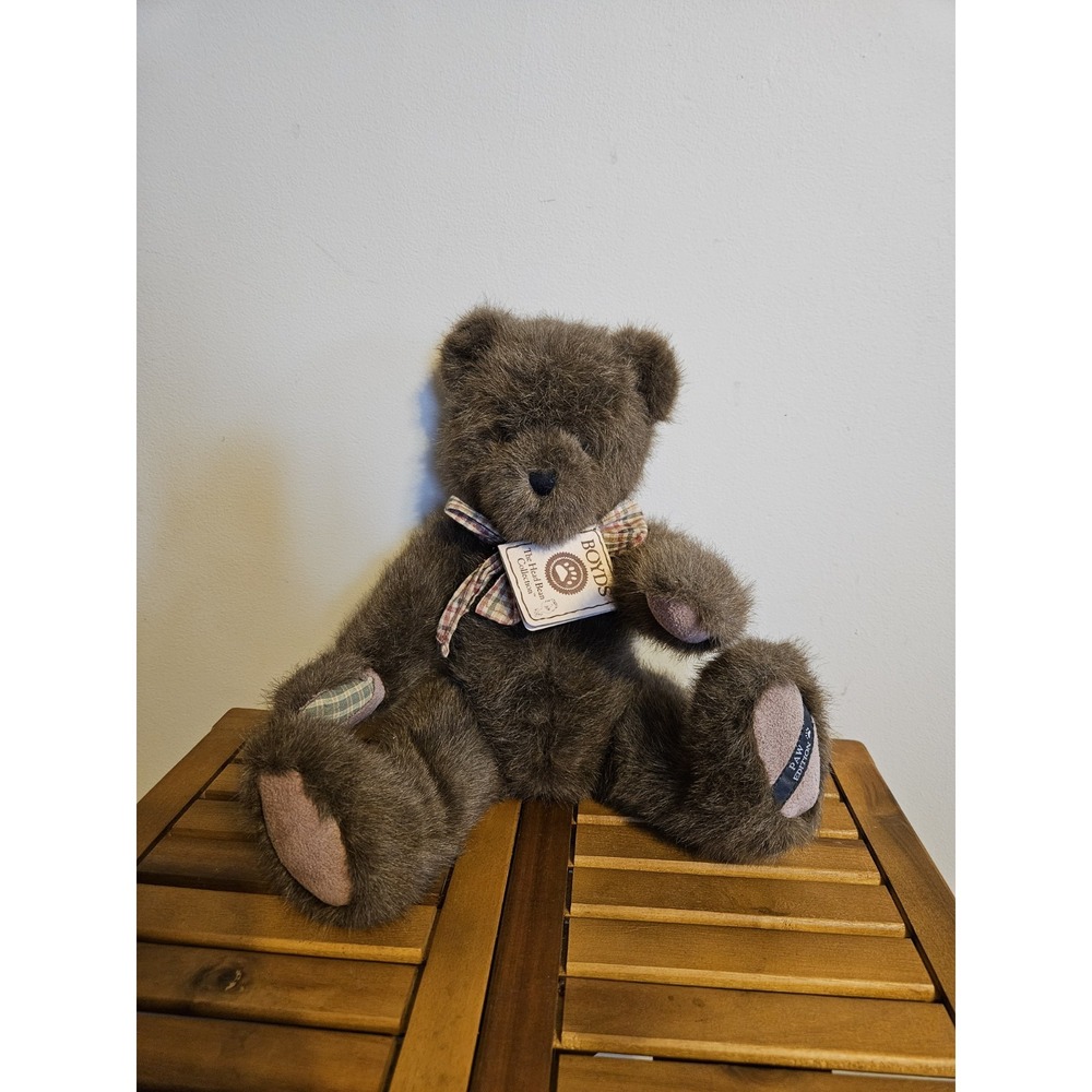 BOYD'S BEARS ABNER Q. BEARSDALE 12" JOINTED‎ BEAR HEIRLOOM SERIES OWT